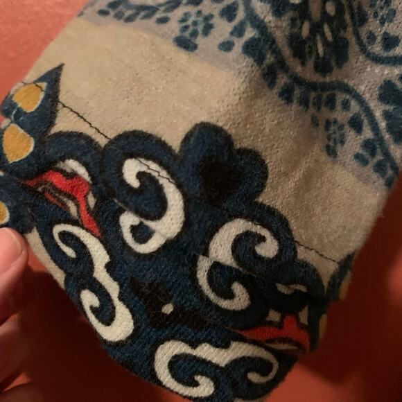 Reborn Boho Style Dress Womens Medium Gorgeous Print Western - Picture 3 of 5